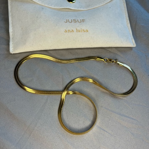 18kt Gold Plated Shining Snake Necklace - Picture 5 of 5